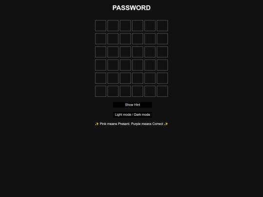 Games/Wordle screenshot