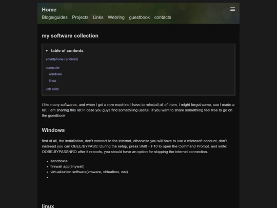 folders/blogs/softwares-i-like screenshot