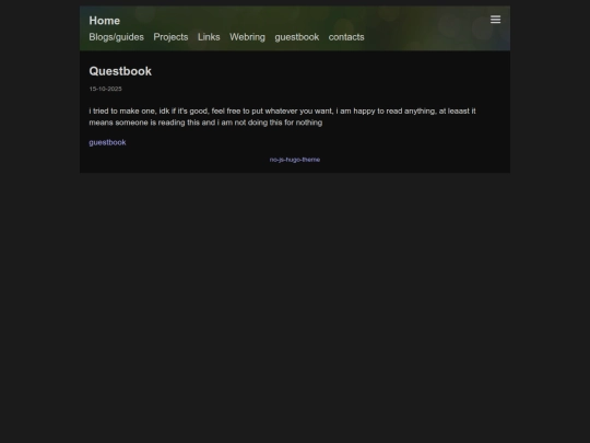 guestbook screenshot