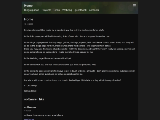 index screenshot