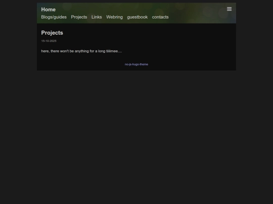 projects screenshot