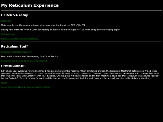Reticulum screenshot