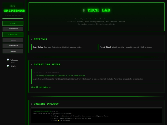 tech screenshot