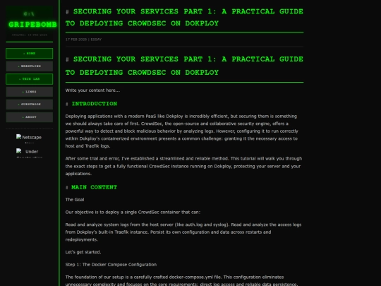 tech/posts/securing-your-services-part-1-a-practical-guide-to-deploying-crowdsec-on-dokploy screenshot