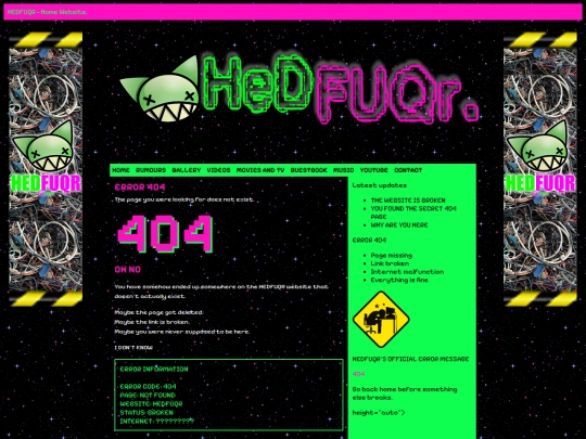 error screenshot