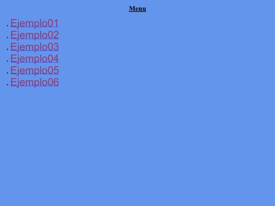 menu01 screenshot