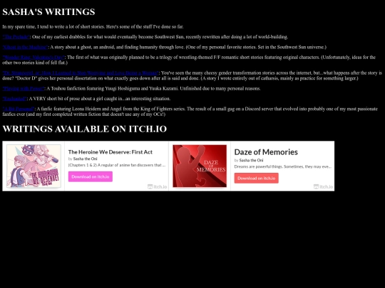 writing screenshot