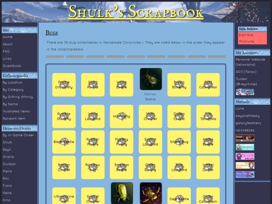 categories/bug screenshot