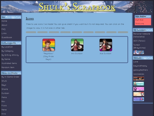 extras/icons screenshot