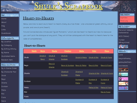 h2h/index-characters screenshot
