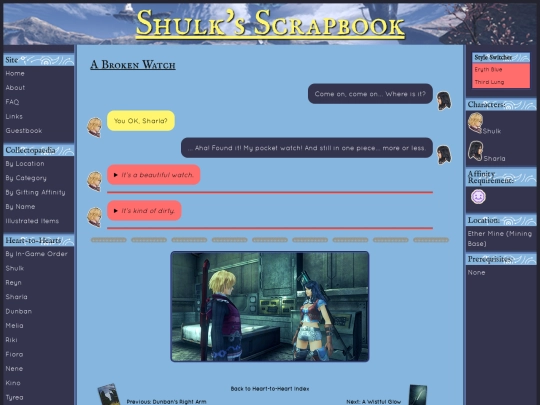 h2h/shulk-sharla/a-broken-watch screenshot