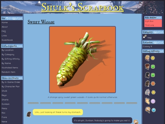 items/colony-9/sweet-wasabi screenshot