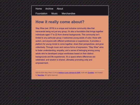 blog/about screenshot