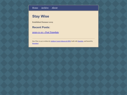 blog screenshot