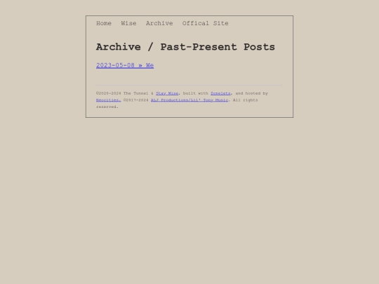 thetunnel/archive screenshot
