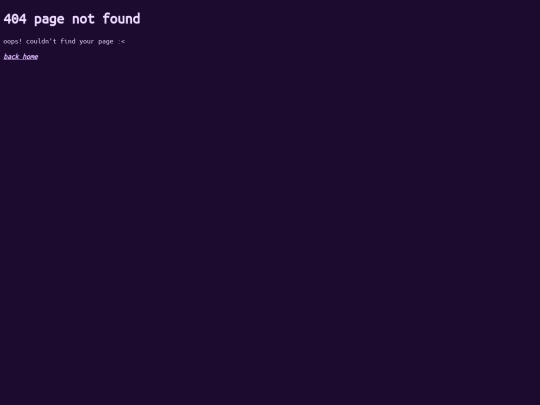 not_found screenshot