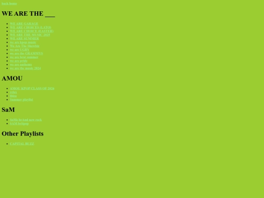 ugby-playlists-links screenshot