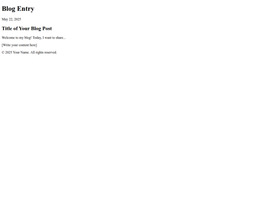 Blog/Date/2025May22 screenshot