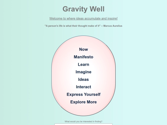 GravityWell screenshot