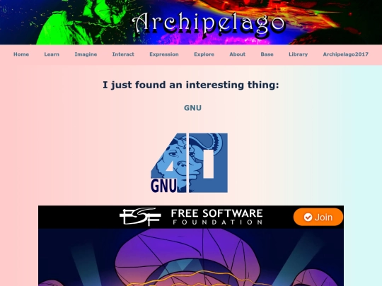 Learn/Web/GNU screenshot