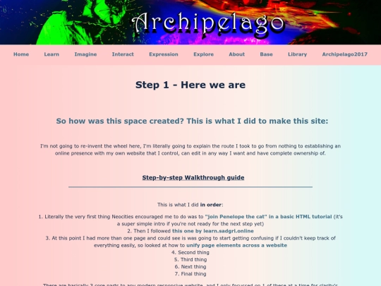Learn/Web/Here screenshot