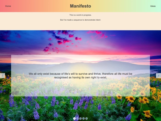 Manifesto screenshot