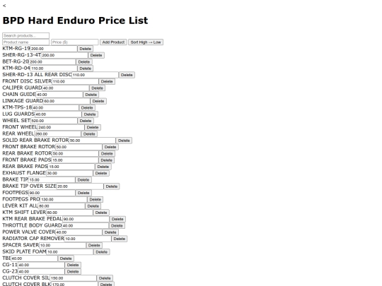 index screenshot