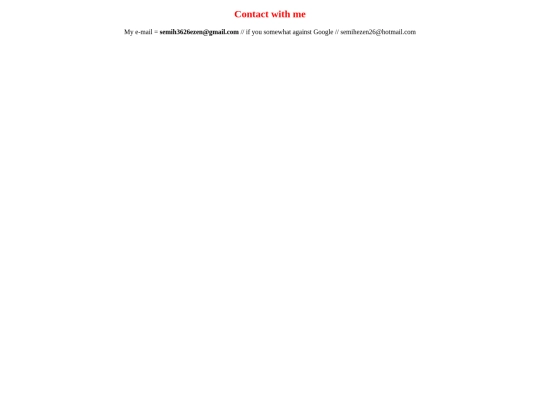 Contact screenshot