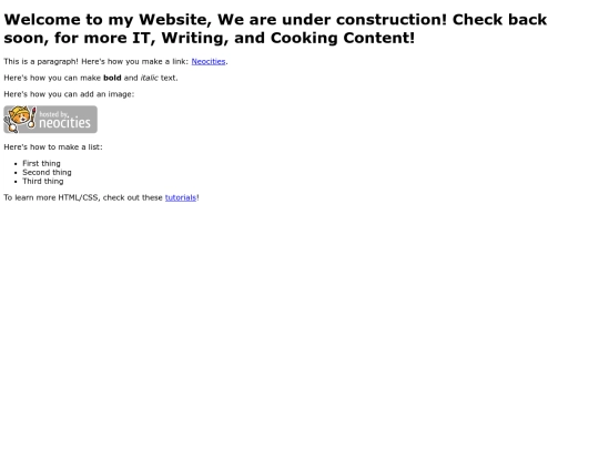 index screenshot