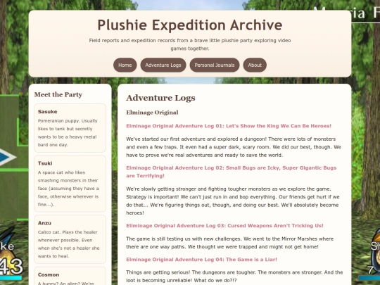 adventure-log screenshot