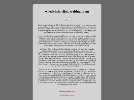 letters/wheelchair-clinic-waiting-room screenshot