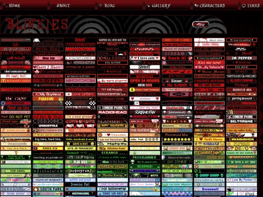 graphics/graphicslinks/blinkies screenshot