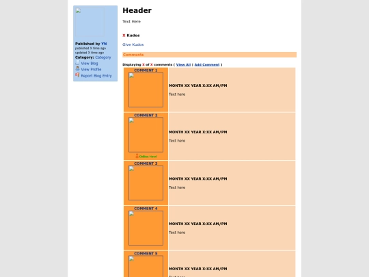 ocs/myspace/entry screenshot