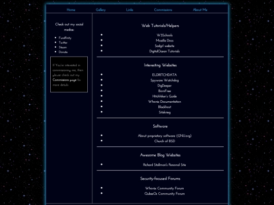 p/links screenshot