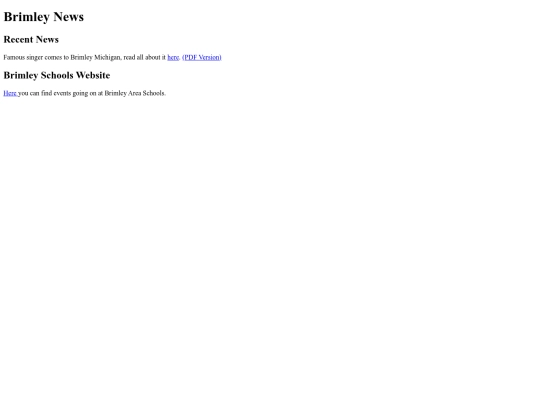 Brimley-News screenshot