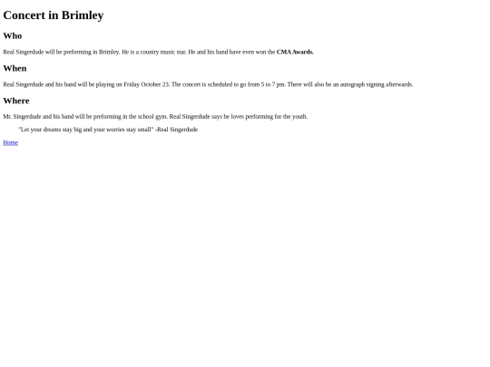 Brimley-Singer screenshot