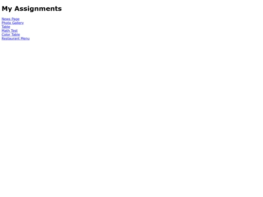 index screenshot