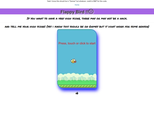 flappy screenshot