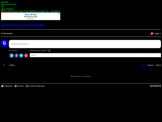 BeWarez Creation Kit screenshot