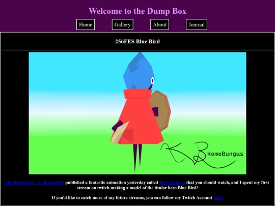 256BlueBird screenshot
