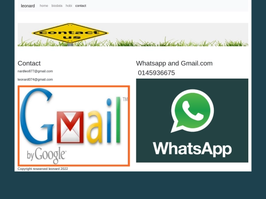 contact screenshot