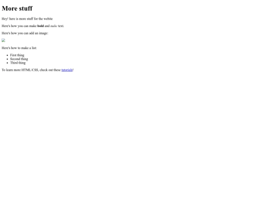 morestuff screenshot