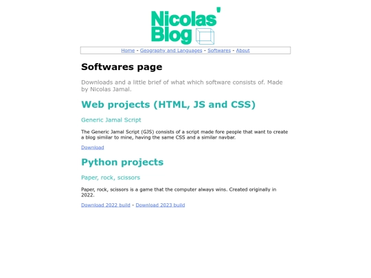 softwares screenshot
