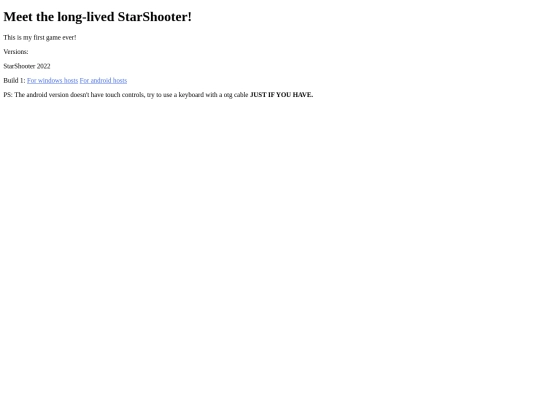starshooter screenshot