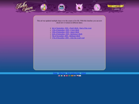 flash/babybella/babybella_timeline screenshot