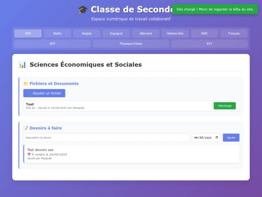 index screenshot