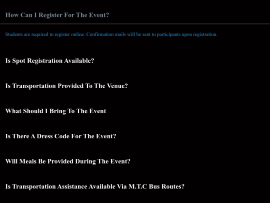 SJCE/FAQ screenshot