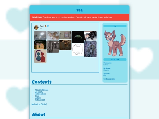 ocs/tea screenshot