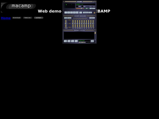 macamp_webamp_demo screenshot