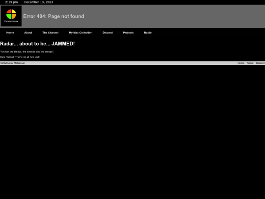 not_found screenshot